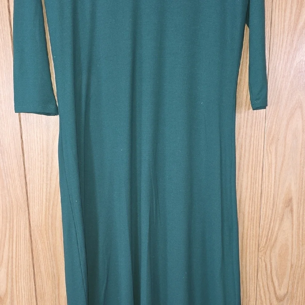 G.I.L.I. Green Long Sleeve Dress - Picture 4 of 7